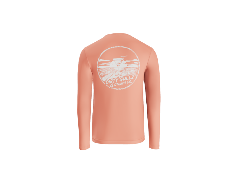 Boat Drinks UV Long Sleeve Tee For Men