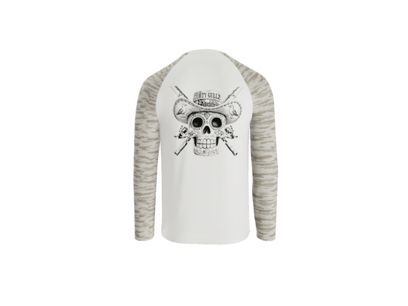 Fish At Dawn Camo UPF Long Sleeve For Men