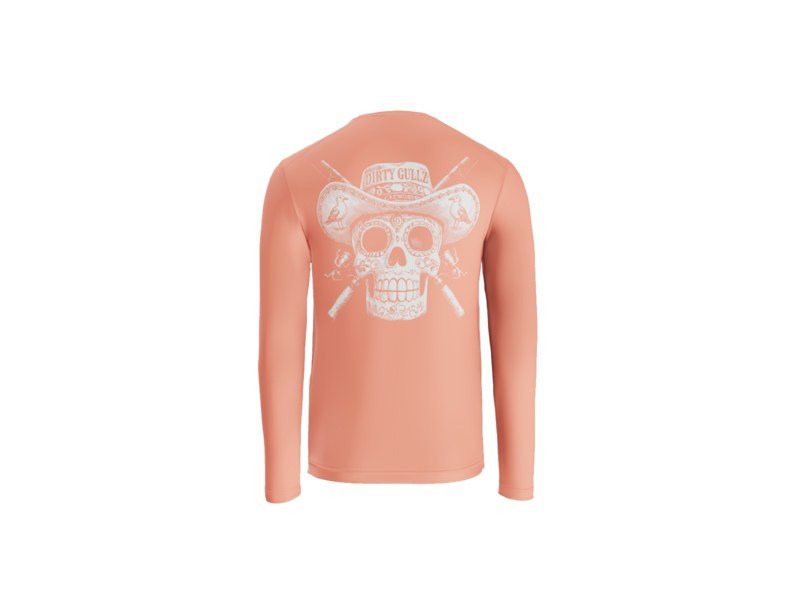 Fish At Dawn UV Long Sleeve Tee For Men