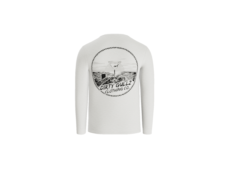 Boat Drinks CVC Long Sleeve Tee For Men