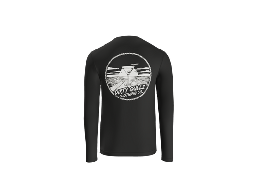 Boat Drinks UV Long Sleeve Tee For Men