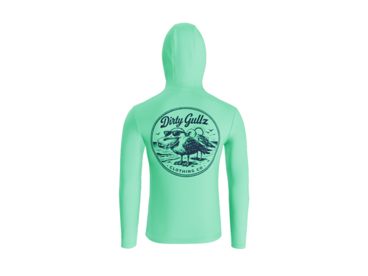 Dirty Gullz UV Hooded Long Sleeve for Men