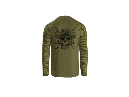 Fish At Dawn Camo UPF Long Sleeve For Men