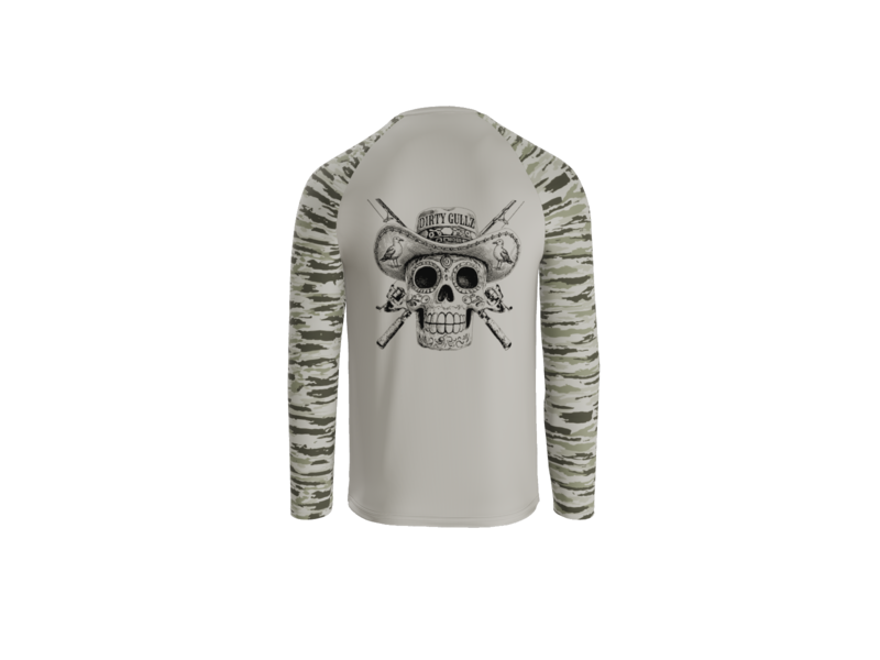 Fish At Dawn Camo UPF Long Sleeve For Men