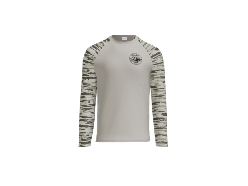 Fish At Dawn Camo UPF Long Sleeve For Men