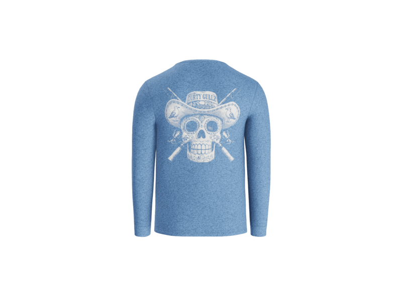 Fish At Dawn Long Sleeve Tee For Men