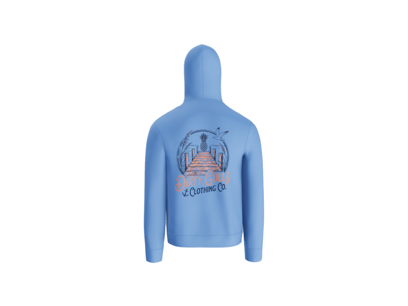 Pineapple Dock Lightweight Hoodies For Women