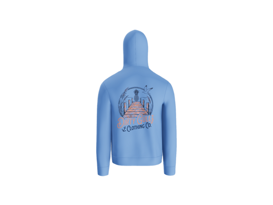 Pineapple Dock Lightweight Hoodies For Women