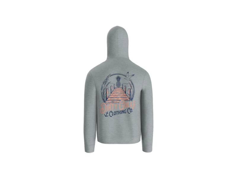 Pineapple Dock Lightweight Hoodies For Women