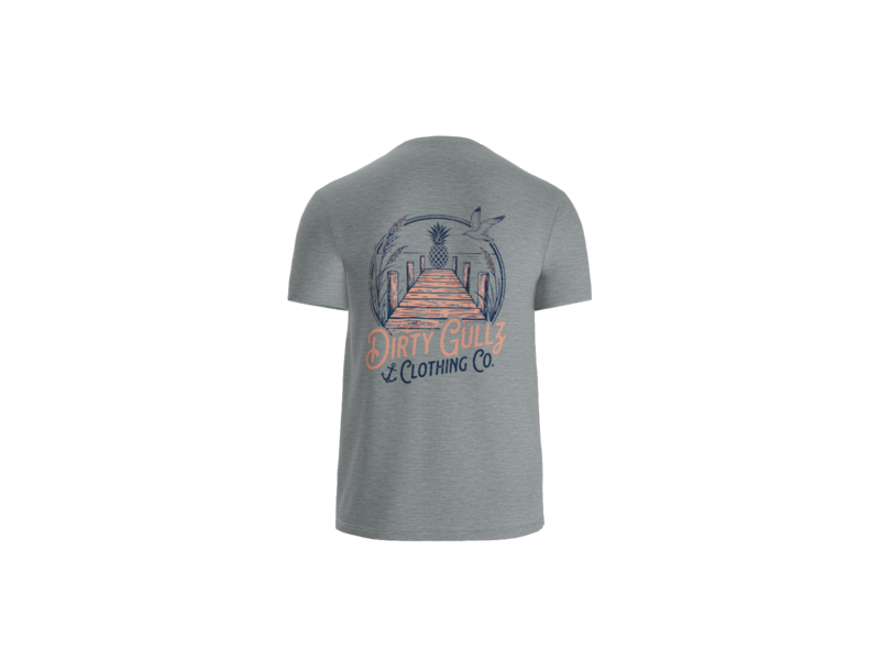 Pineapple Dock Adult CVC Tee For Men
