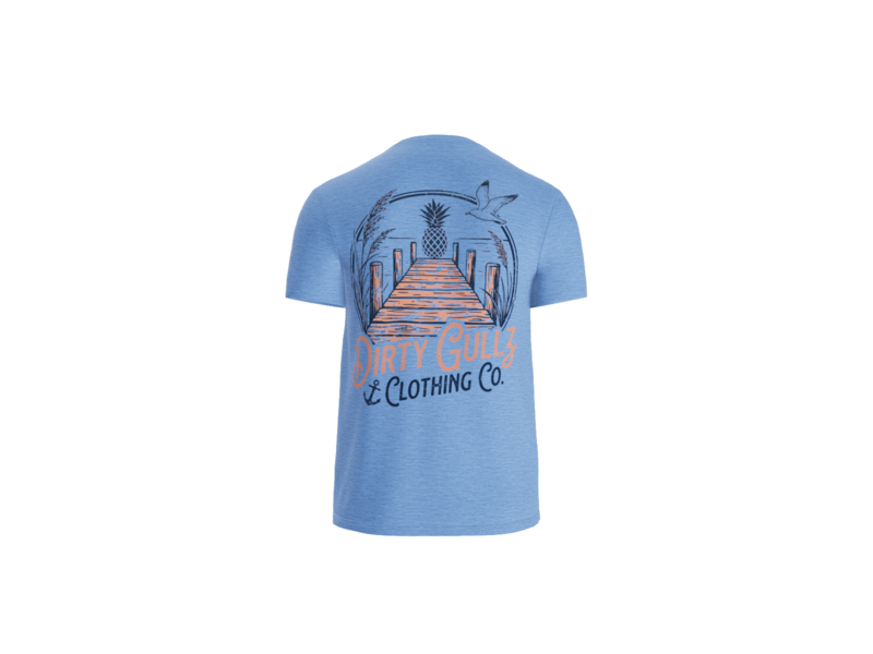 Pineapple Dock Adult CVC Tee For Men
