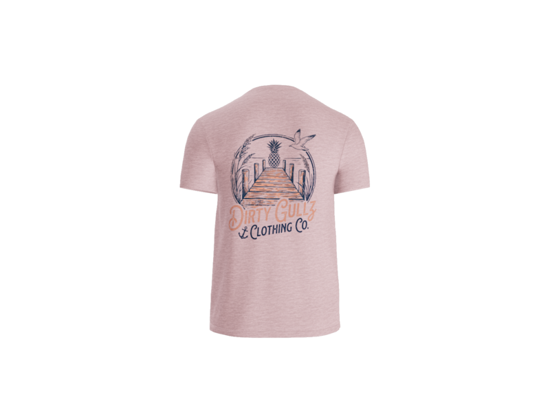 Pineapple Dock Adult CVC Tee For Men