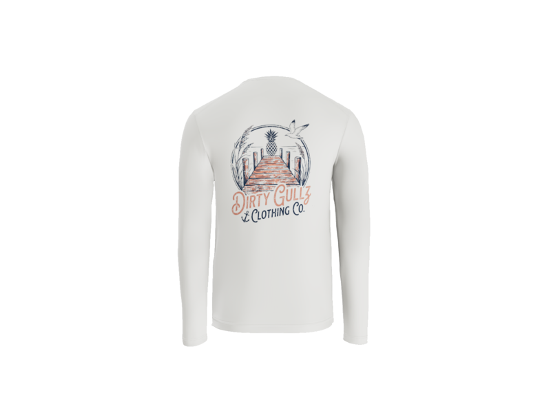 Pineapple Dock UV Long Sleeve Tee For Men