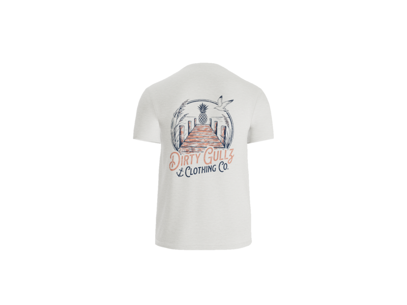 Pineapple Dock Adult CVC Tee For Men